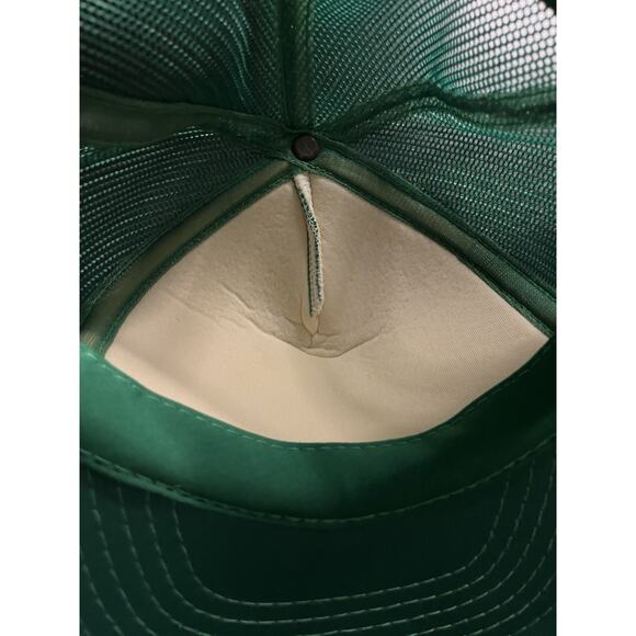 Vintage Area Host Trucker Hat Green Mesh SnapBack Patch Cap - Picture 4 of 4